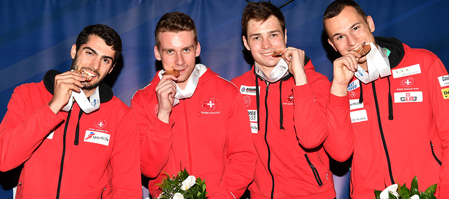 L’équipe suisse U23 championne d’Europe 2018 | Alexis BAYARD médaillé de bronze