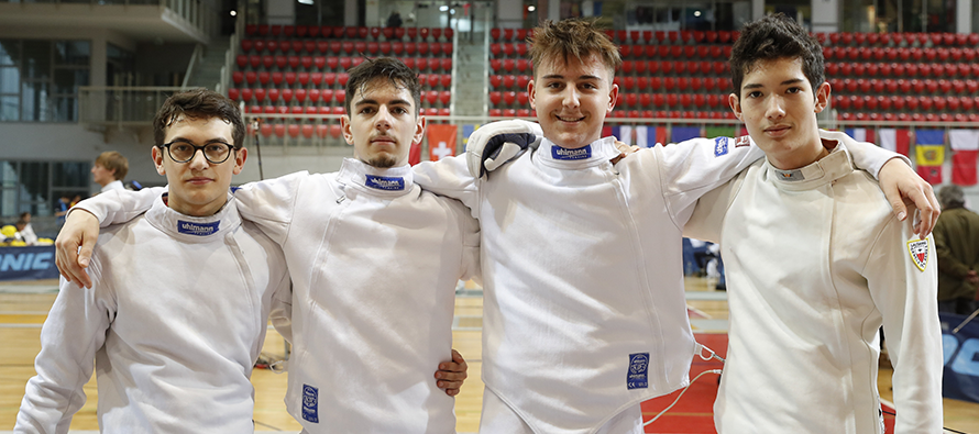 Championnats d’Europe U17 | Poreč (CRO) | Epée hommes | 8ème place par équipe